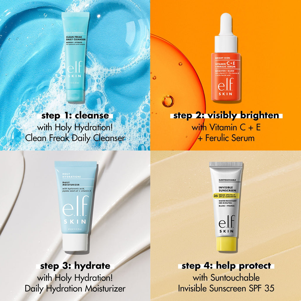 Wake the e.l.f. Up Skincare Kit